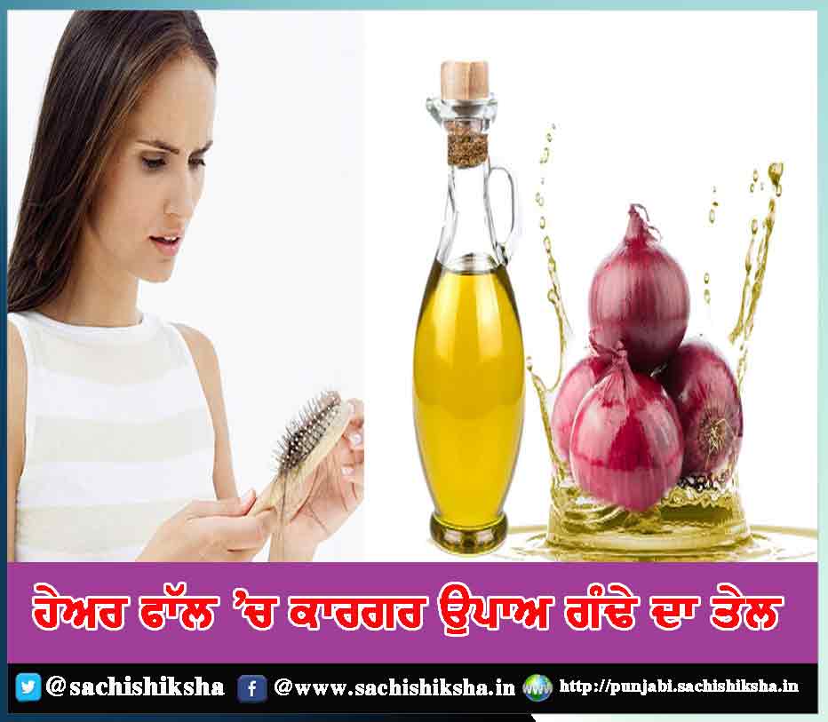 Onion Juice/ Oil For Hair Care in Punjabi