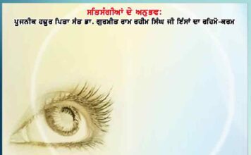 satguru satsangis experience