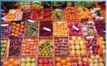 fruits and vegetables