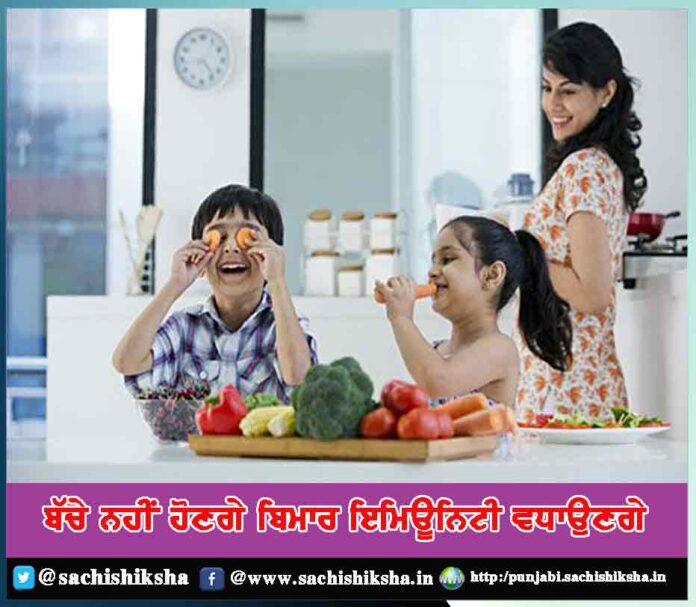 children will not fall ill these easy tips will increase immunity