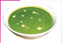 Spinach Soup | Healthy Palak Soup