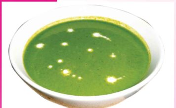 Spinach Soup | Healthy Palak Soup