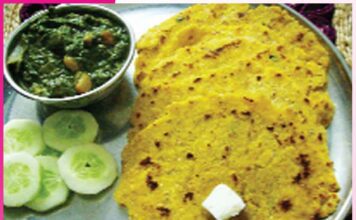 punjabi style sarson ka saag recipe and Methi Makki Ki Roti