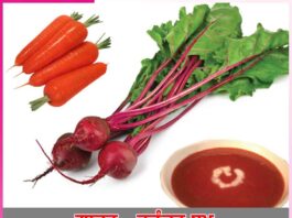 Carrot-beetroot soup | Gajer Chukandar Soup in punjabi