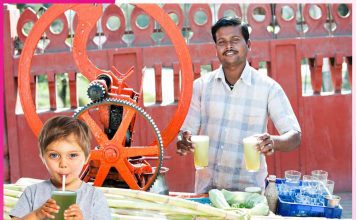 summer gift sugarcane juice