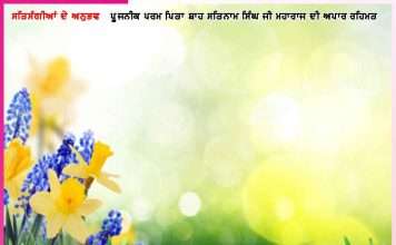 revered satguru ji appeared in the form of a child digging experiences of satsangis