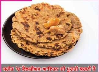 Jaggery Roti: ਸਰੀਰ ’ਚ ਕੈਲਸ਼ੀਅਮ-ਆਇਰਨ ਦੀ ਪੂਰਤੀ ਕਰਦੀ ਹੈ ਗੁੜ ਦੀ ਰੋਟੀ Jaggery Roti