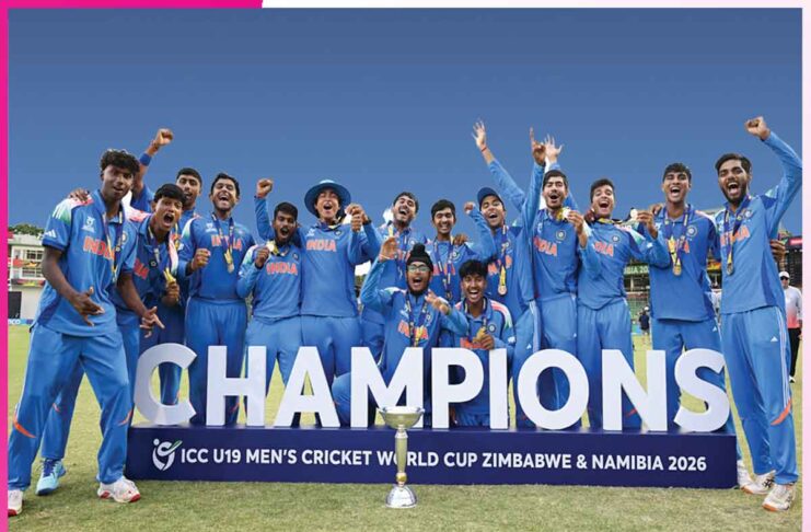 U-19 ਵਰਲਡ ਕੱਪ: ਭਾਰਤ ਨੇ ਛੇਵੀਂ ਵਾਰ ਜਿੱਤਿਆ ਵਰਲਡ ਕੱਪ U-19 World Cricket