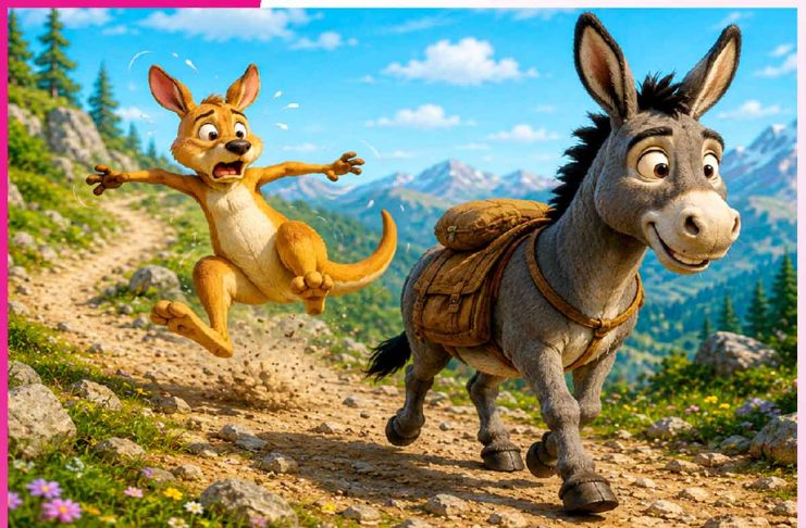 Children’s Story: ਬਾਲ ਕਹਾਣੀ: ਜੰਪੀ ਕੰਗਾਰੂ ਅਤੇ ਸੰਤੋਖੀ ਗਧਾ Children's Story