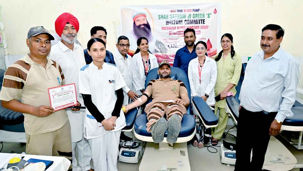 Dera Sacha Sauda: ਡੇਰਾ ਸੱਚਾ ਸੌਦਾ: ਥੈਲੇਸੀਮੀਆ ਪੀੜਤਾਂ ਲਈ ਕੀਤਾ ਖੂਨਦਾਨ 3 Ludhiana