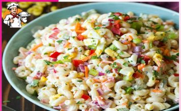 macaroni salad: ਮੈਕਰੋਨੀ ਸਲਾਦ macaroni salad